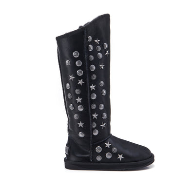 ANGEL TALL SATIN BLACK - australialuxecoeu