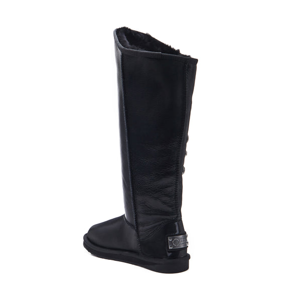 ANGEL TALL SATIN BLACK - australialuxecoeu