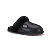 CLOSED MULE GLITTER BLACK - australialuxecoeu