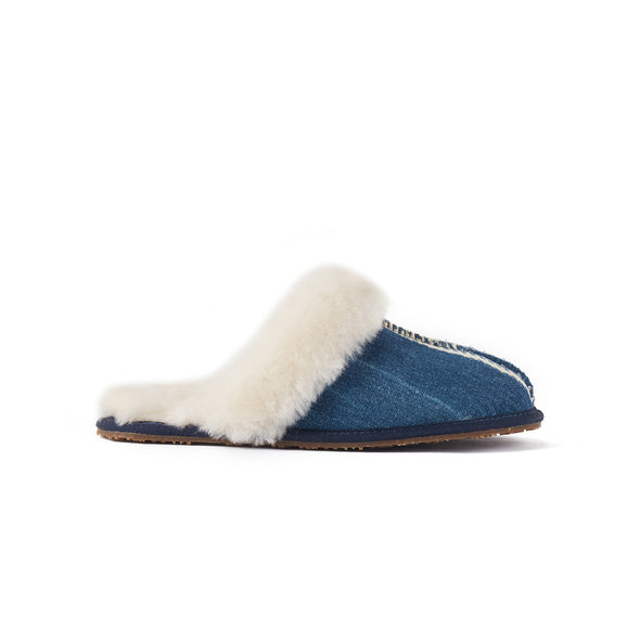 CLOSED MULE INDIGO - australialuxecoeu