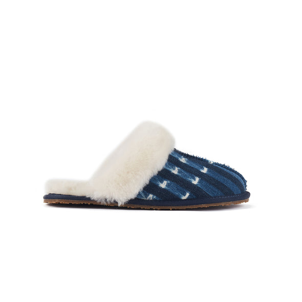 CLOSED MULE INDIGO - australialuxecoeu