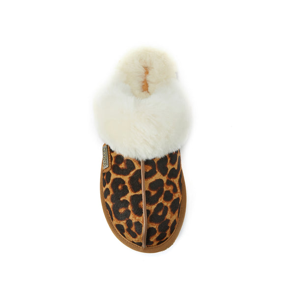 CLOSED MULE SNOW LEOPARD - Australia Luxe Co Europe