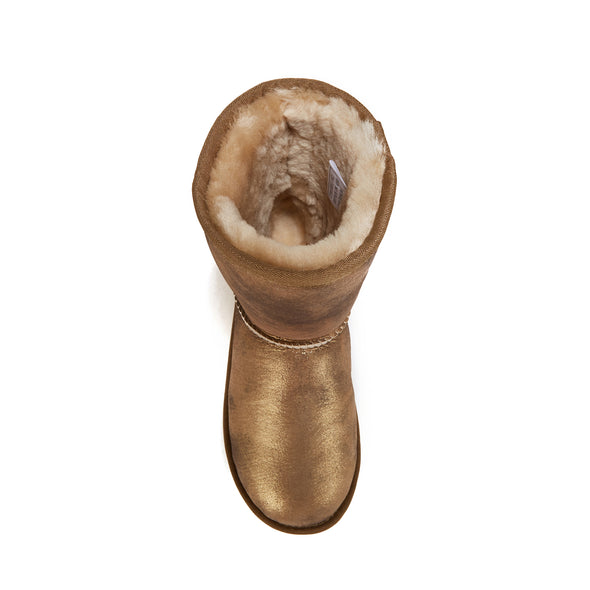 COSY SHORT ANTIQUE GOLD - australialuxecoeu