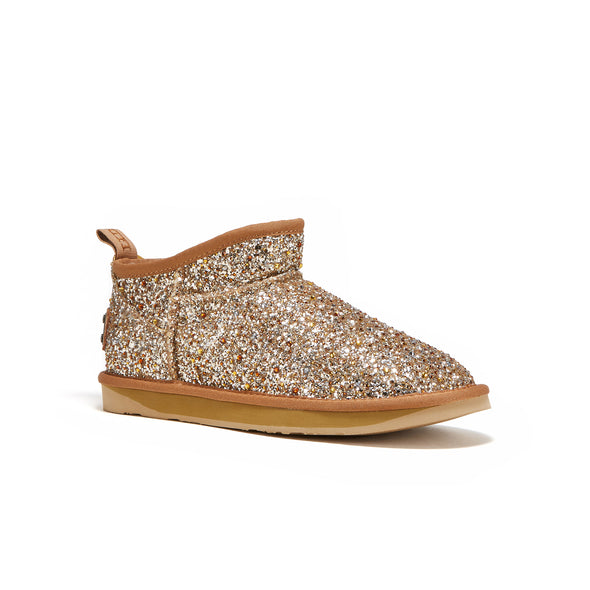 COSY ULTRA SHORT GLITTER GOLD