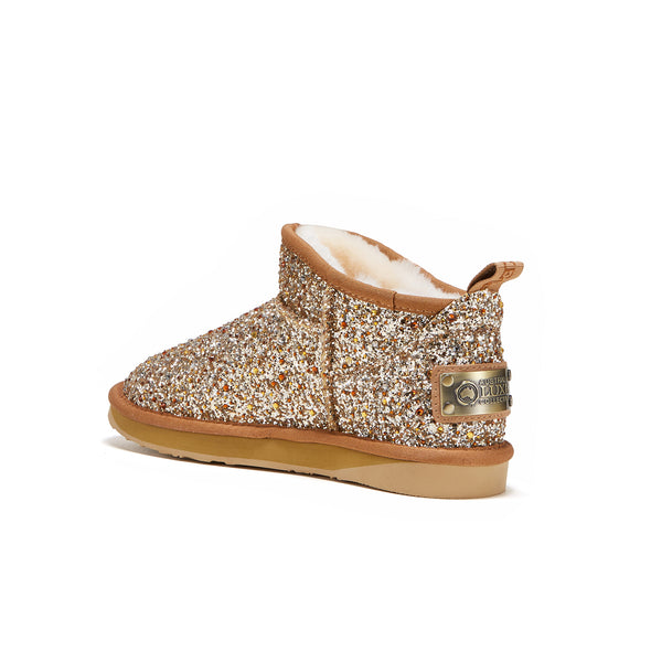COSY ULTRA SHORT GLITTER GOLD
