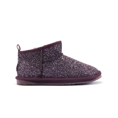 COSY ULTRA SHORT GLITTER PLUM - Australia Luxe Co Europe