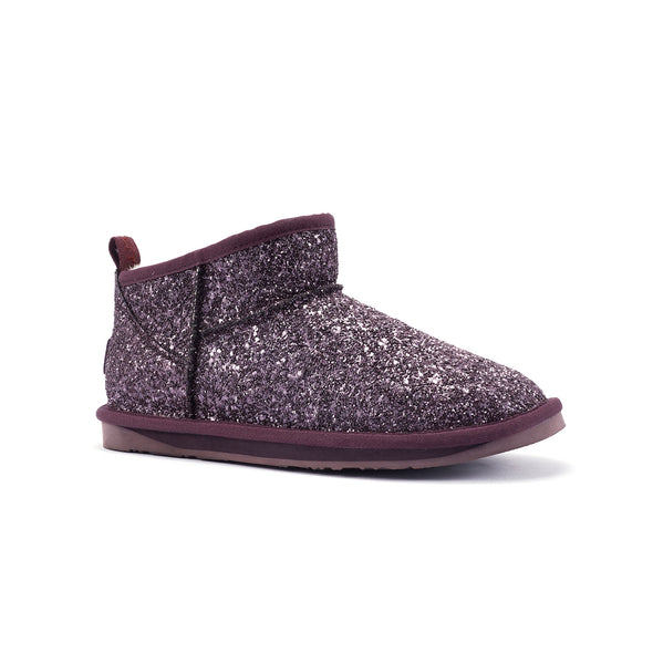 COSY ULTRA SHORT GLITTER PLUM - Australia Luxe Co Europe
