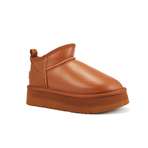 COSY ULTRA SHORT PLATFOAM TAN - Australia Luxe Co Europe