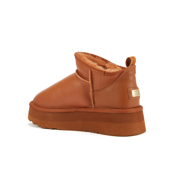 COSY ULTRA SHORT PLATFOAM TAN - Australia Luxe Co Europe