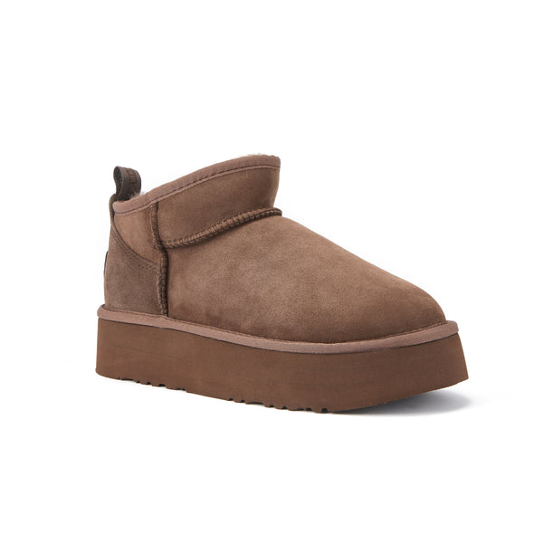 COSY ULTRA SHORT PLATFOAM BURNT - australialuxecoeu