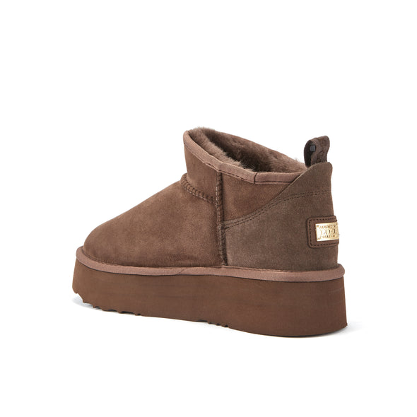 COSY ULTRA SHORT PLATFOAM BURNT - australialuxecoeu