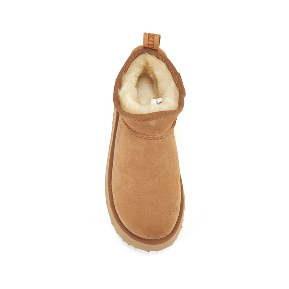 COSY ULTRA SHORT PLATFOAM CHESTNUT - australialuxecoeu