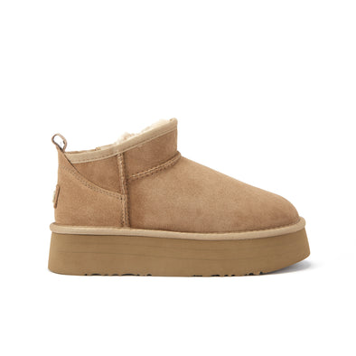 COSY ULTRA SHORT PLATFOAM TAUPE - australialuxecoeu