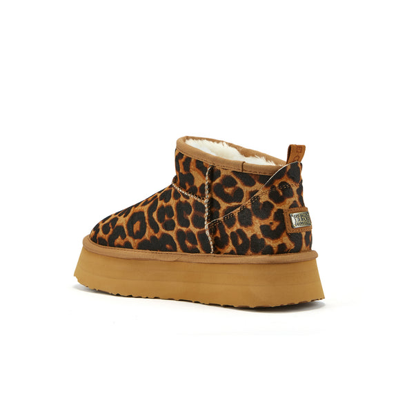 COSY ULTRA SHORT PLATFOAM LEOPARD - australialuxecoeu