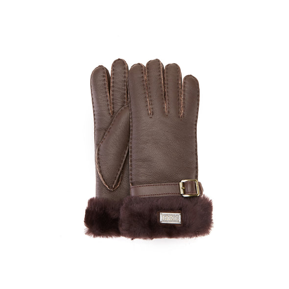 CUFF GLOVES LEATHER BEVA - Australia Luxe Co Europe