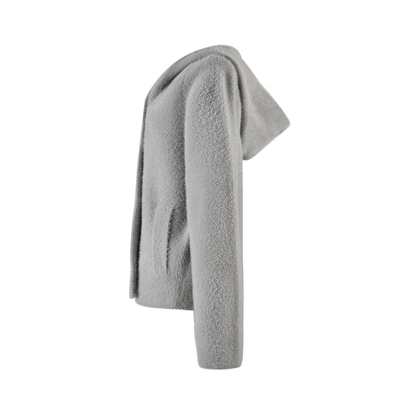 FAB HOODIE ICE GRAY - australialuxecoeu