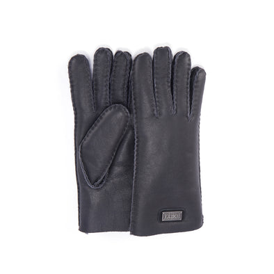 GLOVES LEATHER GRAPHITE - Australia Luxe Co Europe