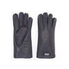 GLOVES LEATHER GRAPHITE - Australia Luxe Co Europe