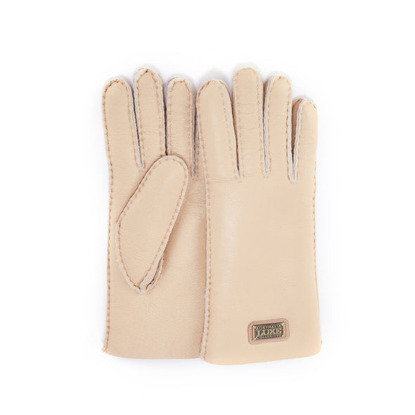 GLOVES LEATHER SAND - Australia Luxe Co Europe