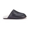 MENS CLOSED MULE LEATHER BLACK - Australia Luxe Co Europe