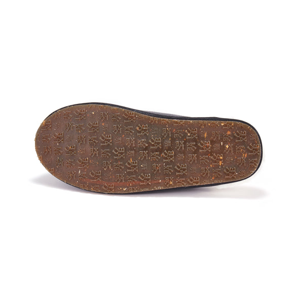 MENS CLOSED MULE LEATHER BLACK - Australia Luxe Co Europe