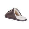 MENS CLOSED MULE LEATHER GRAY - Australia Luxe Co Europe