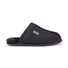 MENS CLOSED MULE BLACK - australialuxecoeu