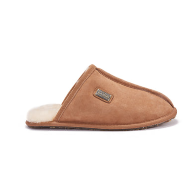 MENS CLOSED MULE CHESTNUT - australialuxecoeu