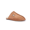 MENS CLOSED MULE CHESTNUT - australialuxecoeu