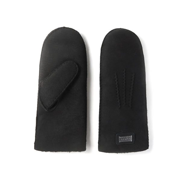 MITTS SUEDE BLACK - australialuxecoeu