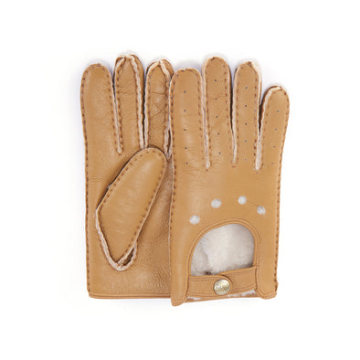 MOTO GLOVES LEATHER CHESTNUT - Australia Luxe Co Europe