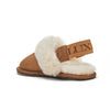 KIDS SLINGBACK MULE CHESTNUT (ELASTIC) - Australia Luxe Co Europe